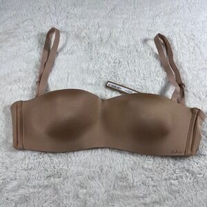 SKIMS Women's Body Wireless Strapless Bra Clay Brown Size 34D BA-BAN-2630 NWT